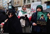 تشییع شهداء الحرب الإرهابیة ضد الشعب الإیرانی فی طهران
