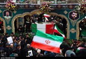 تشییع شهداء الحرب الإرهابیة ضد الشعب الإیرانی فی طهران
