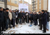 آیین افتتاح و بهربرداری از پروژه 690 واحدی مسکن ملی ارغوان در همدان