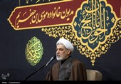عزاداری شب شهادت امام موسی کاظم(ع) در حرم حضرت معصومه(س)