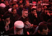 عزاداری شب شهادت امام موسی کاظم(ع) در حرم حضرت معصومه(س)