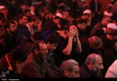 عزاداری شب شهادت امام موسی کاظم(ع) در حرم حضرت معصومه(س)