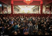 عزاداری شب شهادت امام موسی کاظم(ع) در حرم حضرت معصومه(س)