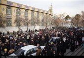 تشییع پیکر2 شهید مدافع امنیت در محله نازی آباد تهران