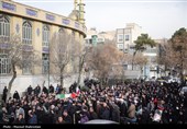تشییع پیکر2 شهید مدافع امنیت در محله نازی آباد تهران