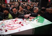 تشییع پیکر2 شهید مدافع امنیت در محله نازی آباد تهران