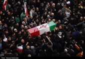 تشییع پیکر2 شهید مدافع امنیت در محله نازی آباد تهران