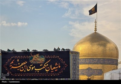 حال و هوای حرم مطهر رضوی در آستانه شهادت  حضرت موسی بن جعفر (ع)
