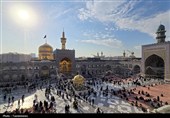 حال و هوای حرم مطهر رضوی در آستانه شهادت  حضرت موسی بن جعفر (ع)
