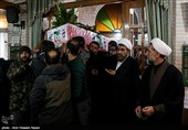 مراسم تشییع و تدفین شهید مدافع امنیت دانیال حاجی پور - قزوین