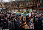 مراسم تشییع و تدفین شهید مدافع امنیت دانیال حاجی پور - قزوین