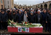 مراسم تشییع و تدفین شهید مدافع امنیت دانیال حاجی پور - قزوین