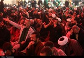 عزاداری شهادت امام کاظم(ع) در حرم بانوی کرامت
