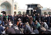 عرض تسلیت هیئات مذهبی به محضر حضرت معصومه(س)