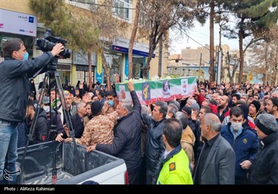 عطر شهادت در کوچه‌پس‌کوچه‌های شاهرود پیچید؛وداع باشکوه با شهید حمامیان