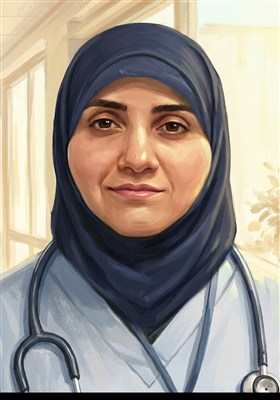 شهیده مرضیه نبوی نیا پرستار گیلانی