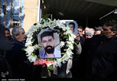 مراسم تشییع پیکر 2 شهید مدافع امنیت در همدان