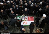 مراسم تشییع پیکر 2 شهید مدافع امنیت در همدان
