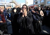مراسم تشییع پیکر 2 شهید مدافع امنیت در همدان