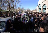 مراسم تشییع پیکر 2 شهید مدافع امنیت در همدان