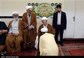 مراسم عمامه گذاری طلاب در بیوت مراجع عظام تقلید