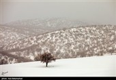 Снегопад в Иране — город Хоррамабад