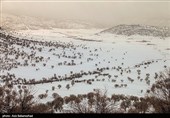 Снегопад в Иране — город Хоррамабад