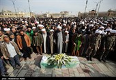 مراسم تشییع پیکر مطهر طلبه شهید علی زمانیان - همدان
