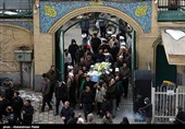 مراسم تشییع پیکر مطهر طلبه شهید علی زمانیان - همدان