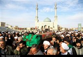 مراسم تشییع آیت الله هادی سیستانی در قم