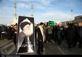مراسم تشییع آیت الله هادی سیستانی در قم