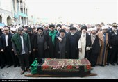 مراسم تشییع آیت الله هادی سیستانی در قم