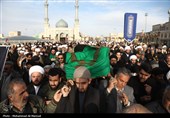 مراسم تشییع آیت الله هادی سیستانی در قم