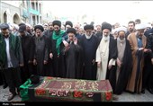 تشییع پیکر برادر آیت‌الله سیستانی در قم