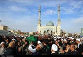تشییع پیکر برادر آیت‌الله سیستانی در قم