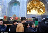 تشییع پیکر برادر آیت‌الله سیستانی در قم