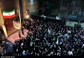 تجمعٌ احتجاجيٌّ لإدانة تدنيس مسجد الشهيد بهشتي بطهران