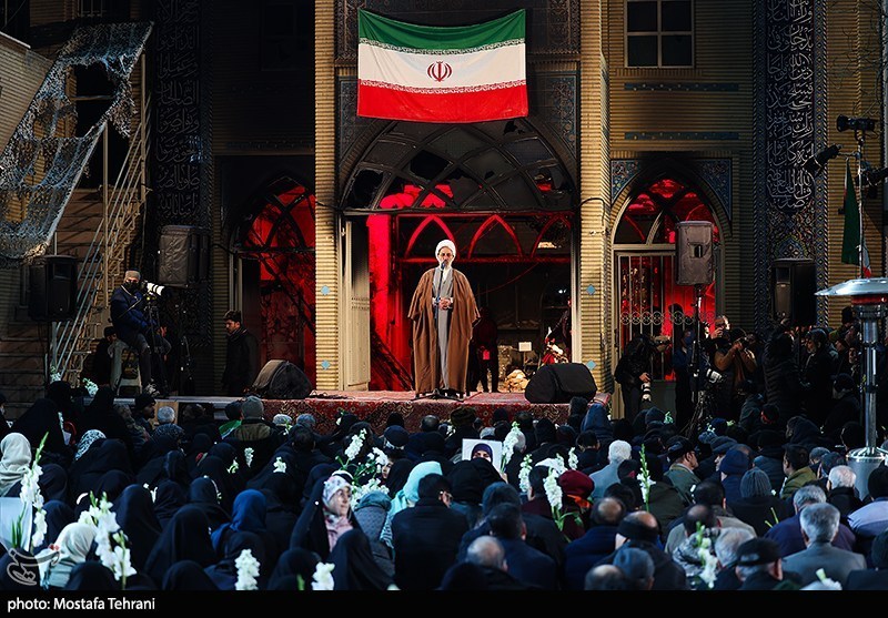 تجمع محکومیت هتک حرمت مساجد در مسجد بهشتی تهران