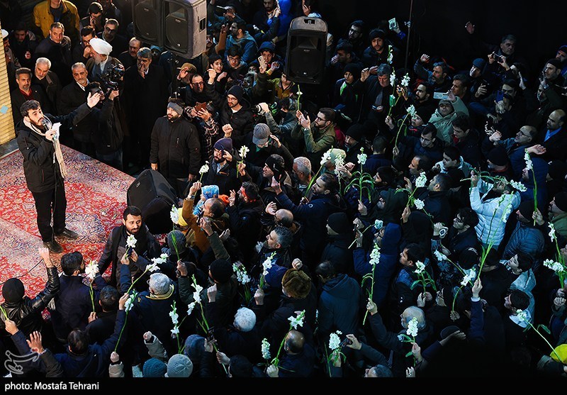 تجمع محکومیت هتک حرمت مساجد در مسجد بهشتی تهران