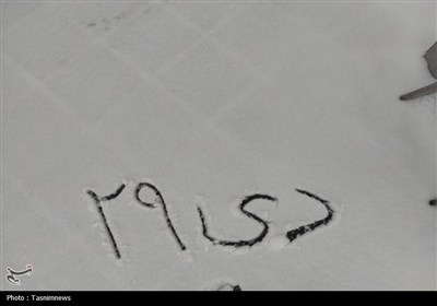 بارش برف در زنجان