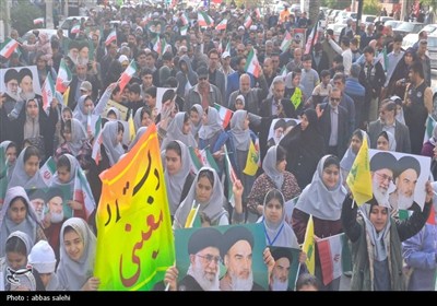 محکومیت جنایت تروریست‌ها در راهپیمایی بوشهری‌ها+تصویر