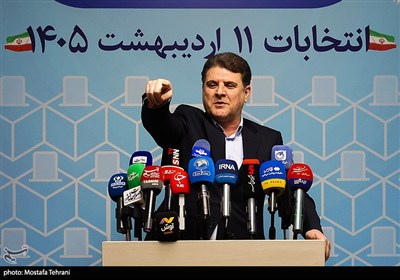 نشست خبری علی زینی‌وند،معاون سیاسی وزیر کشور و رئیس ستاد انتخابات کشور