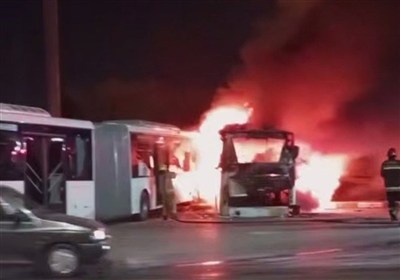 خسارت اغتشاشگران به 184 اتوبوس در مشهد‌