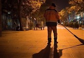 اغتشاشگران چشم‌های پاکبان شهرداری را کور کردند