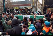 تشییع پیکر شهید «عیسی علیپور» در مشهد