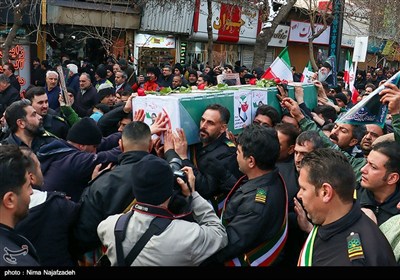 تشییع پیکر شهید «عیسی علیپور» در مشهد