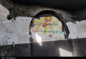 آتش‌زدن ساختمان امامزادگان سه‌تن ساری به دست معاندین