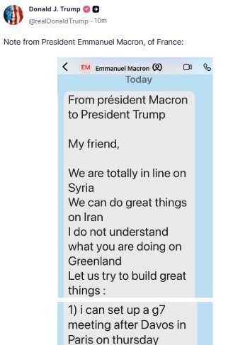 دونالد ترامپ , امانوئل ماکرون , 