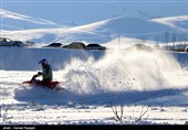 تفریحات زمستانی در ابهر - زنجان