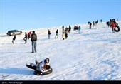 تفریحات زمستانی در ابهر - زنجان